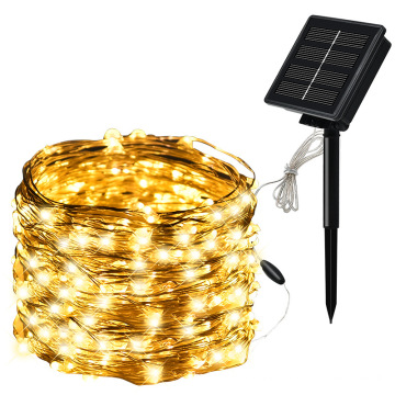 Cheap solar led outdoor string light for holiday